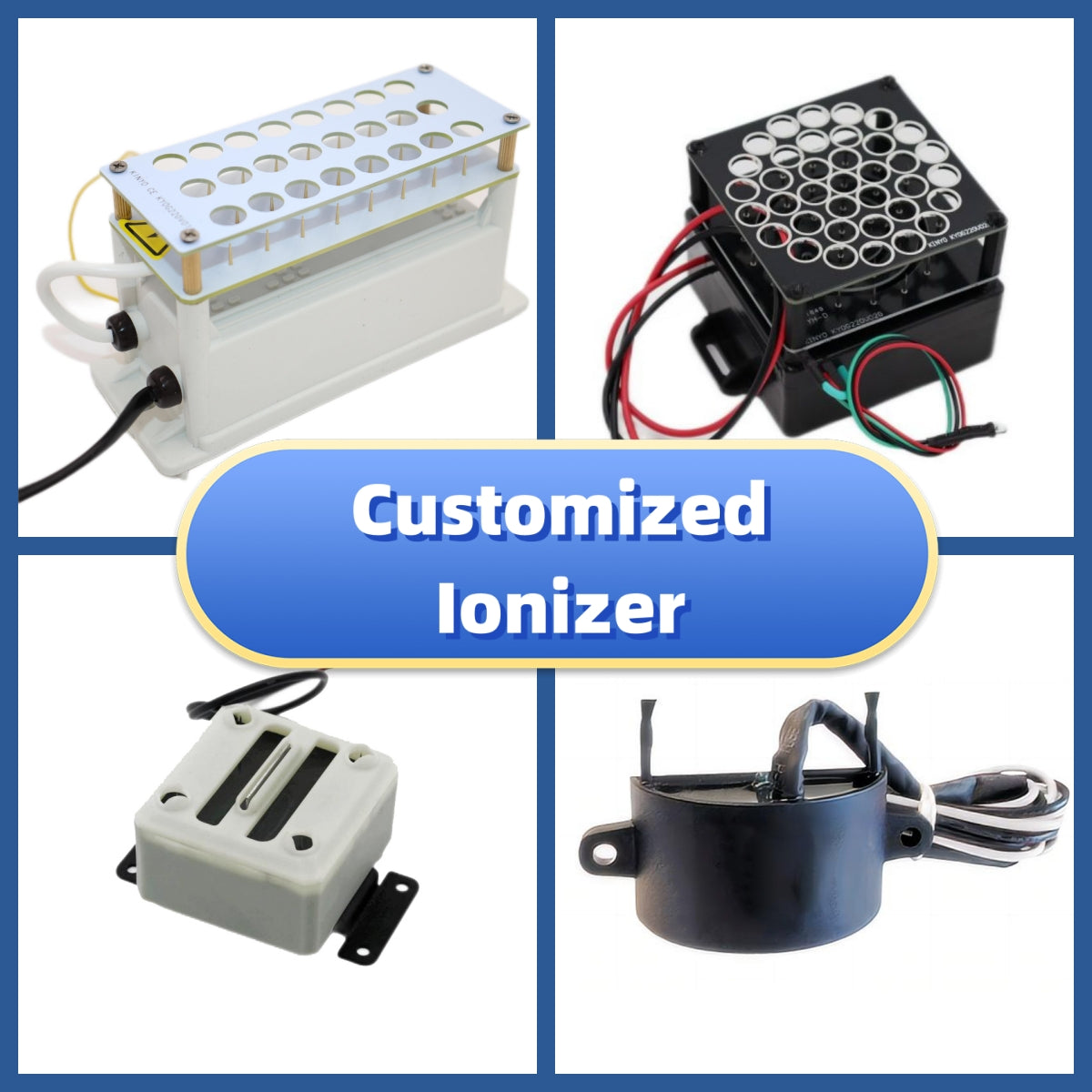 Brush Type Plasma Bipolar Generator Ionizer for Air Conditioner Ventilation System