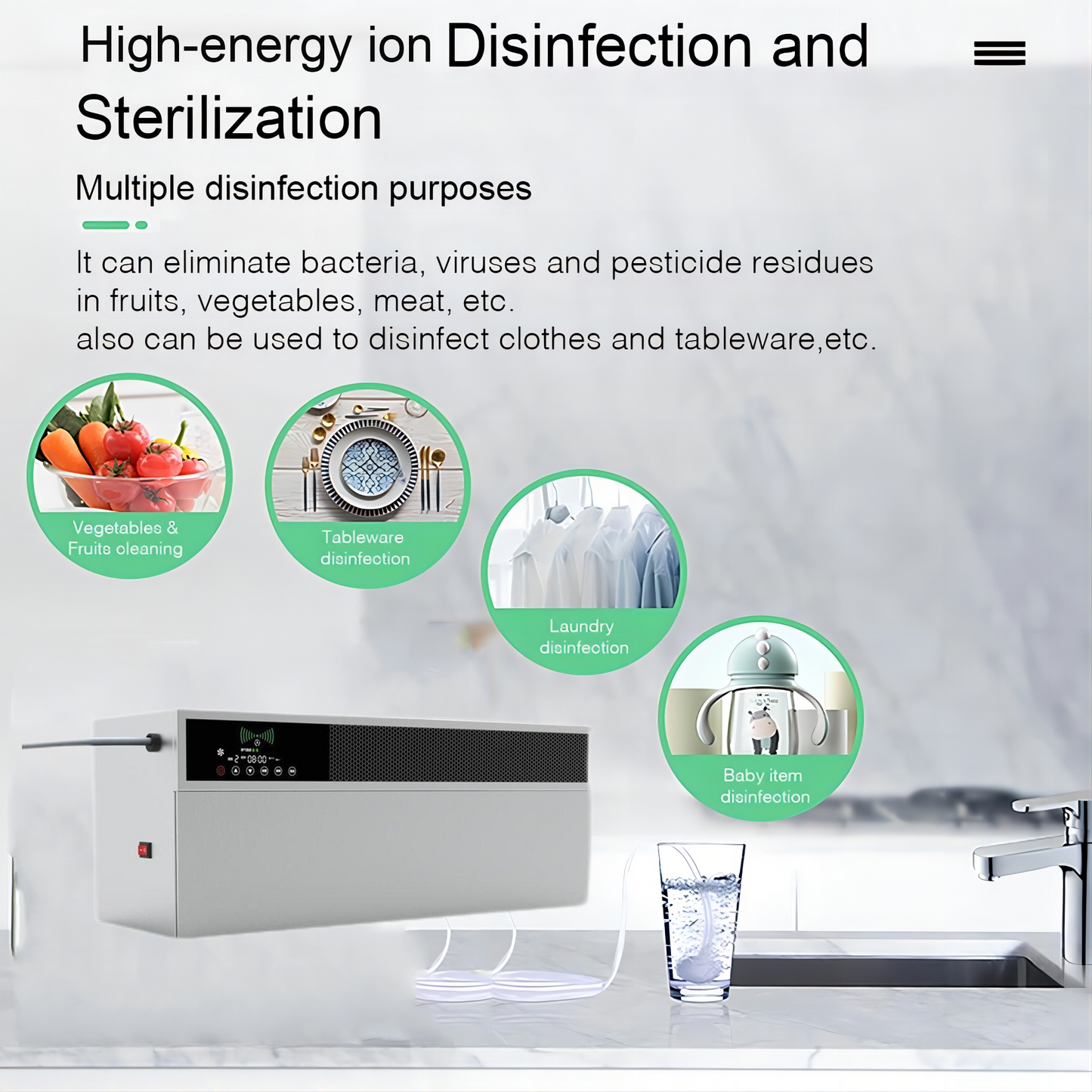 Wall-Mounted Air Purifier Deodorizer
