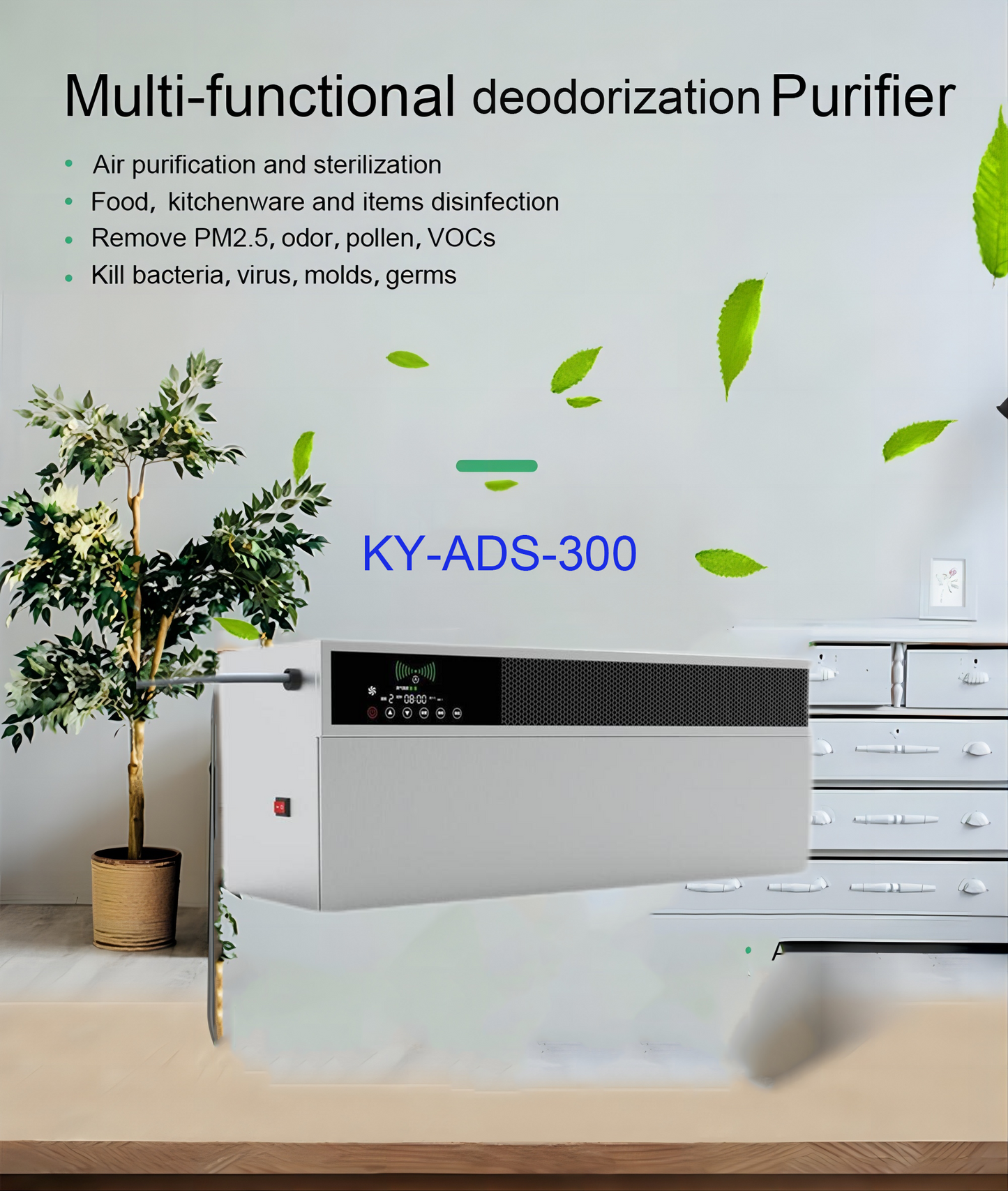 Wall-Mounted Air Purifier Deodorizer