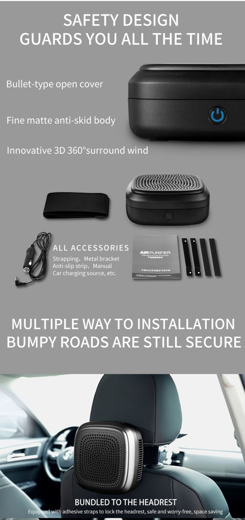Portable Car Air Purifier