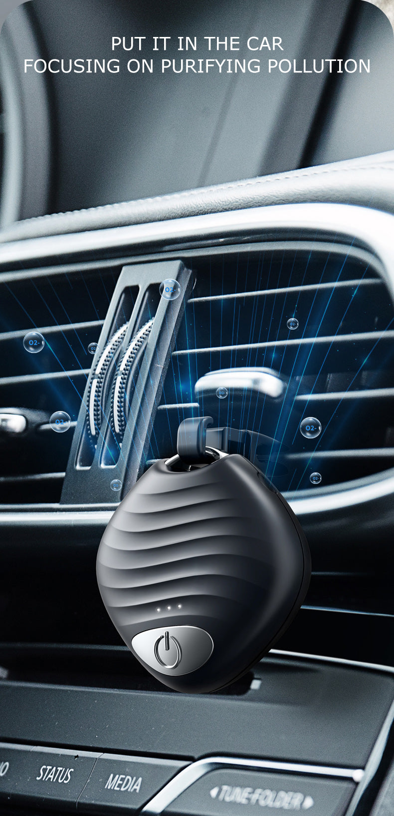 Wearble Mini Negative Ion Air Purifier