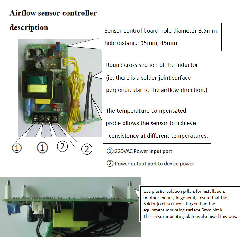 Air Flow Sensor Controller KY265AFS220V