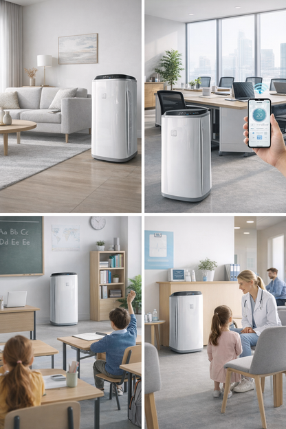 Newest Household Air purifier with Reusable & Washable Filter