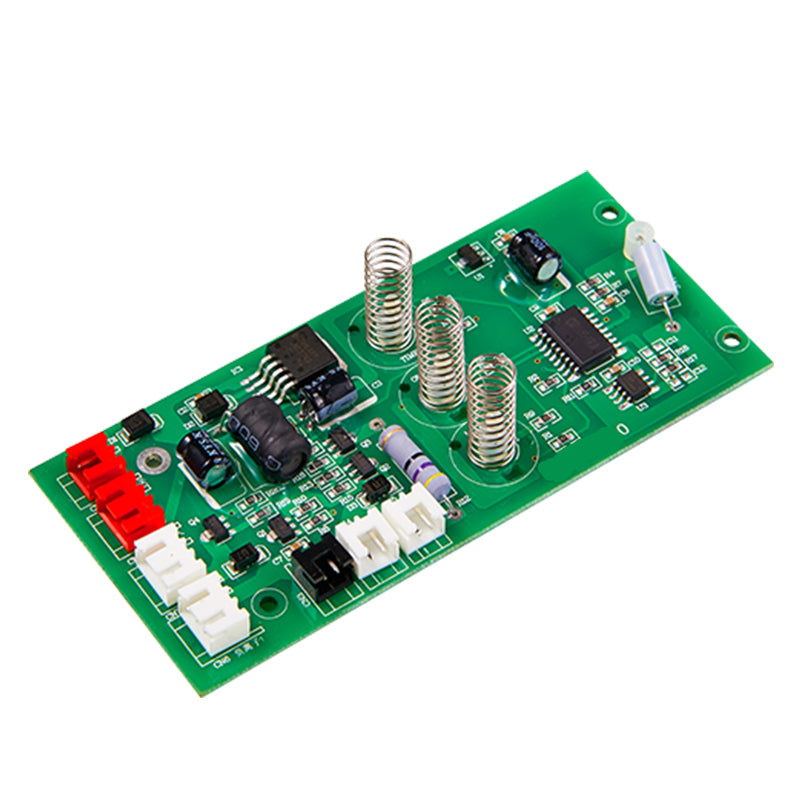 Automotive In-Cabin Air Purifier PCBA Set with Oval 3-Button User Interface Touch Board, 3-Speed BLDC Motor Controller Mainboard, Negative Ion UV Ozone Purification Module