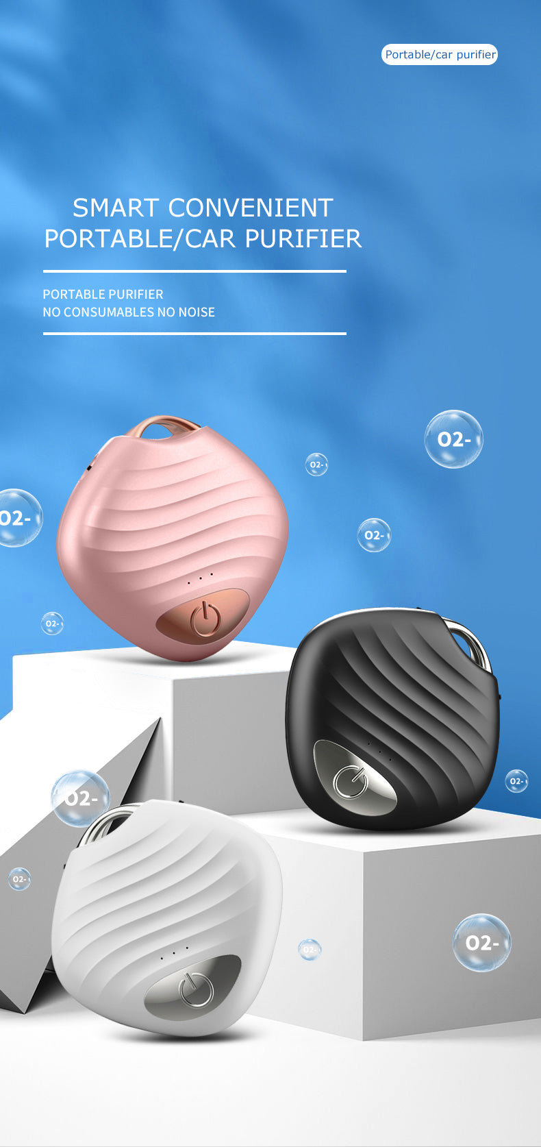 Wearble Mini Negative Ion Air Purifier KYHC03