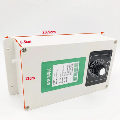 2000mg/h Ozone Generator Disinfection for Fruits Vegetables Meat Food With Timer
