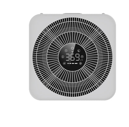  Top control console of KY-ADS-1000 air purifier displaying real-time airflow rate, air quality indicator, child lock protection, timer settings, sleep mode, and filter replacement alert for commercial pet odor management.