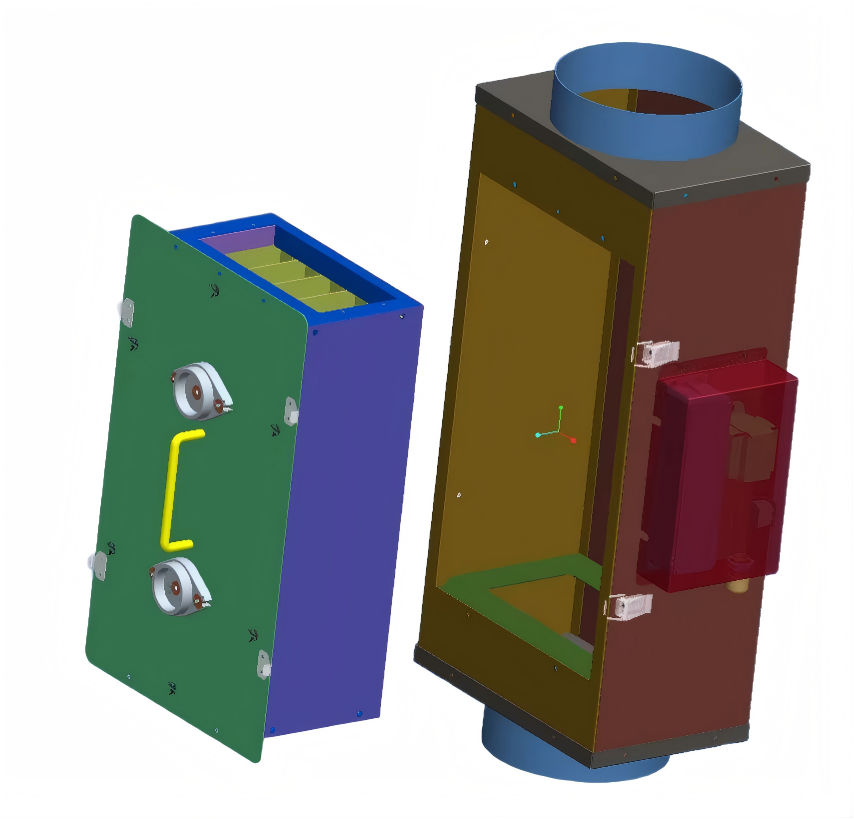 Fireplace Stove ESP Filter Reusable Chimney Air Purifier